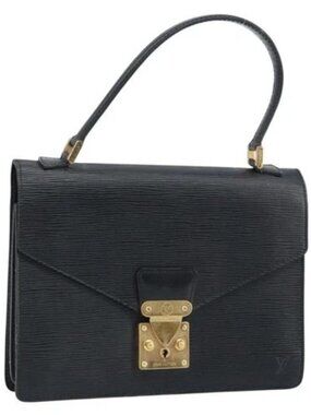 LOUIS VUITTON Epi Concorde Hand Bag Black M52132 LV Auth 172148